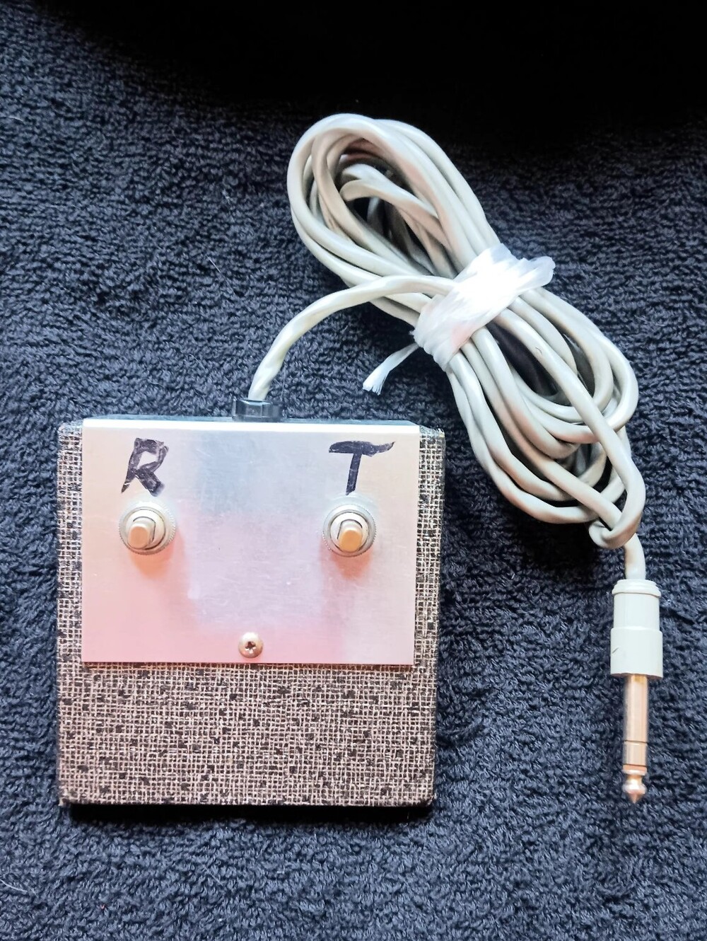 Vintage 1960s Silvertone Amp Footswitch Pedal Reverb Tremolo 1484 1482